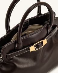 Mia Tote Bag - Dark Brown